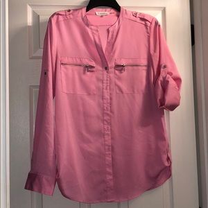 Calvin Klein Pink Button Down